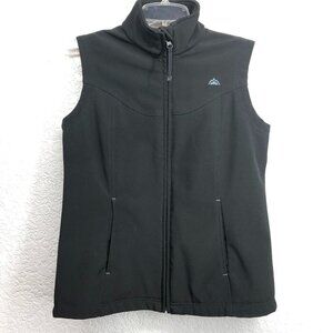 Snozu Black Fleece Lines Vest Size M
